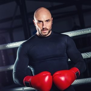 Man boxing