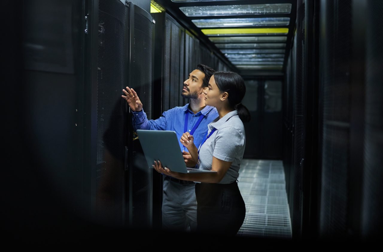 Server room, network laptop and people software management, system upgrade and cyber security. Team