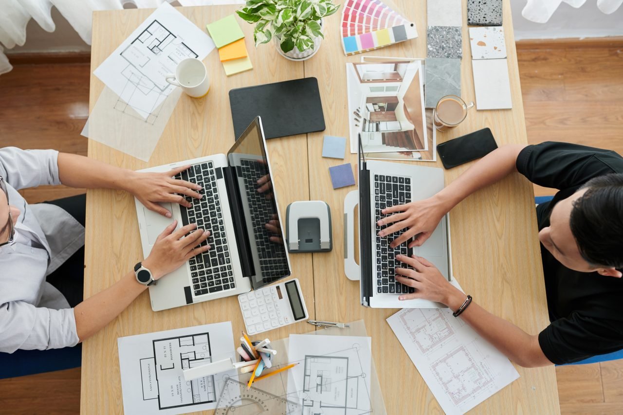 Interior Designers Working on Big Project